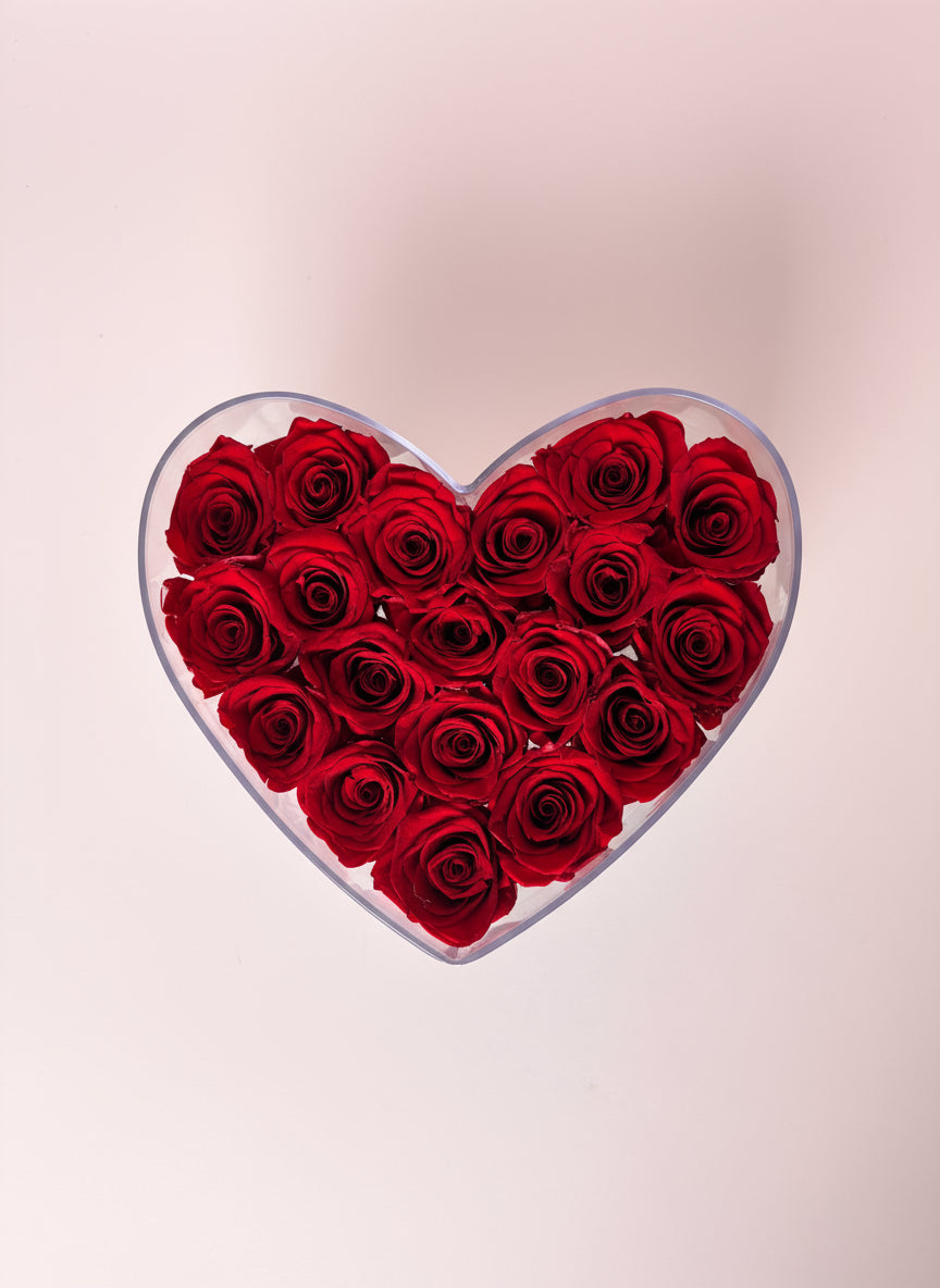 Cœur Éternel - 19 Roses Éternelles