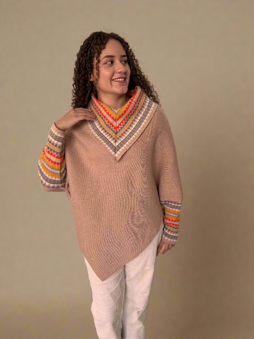 Warmi Rosa – Pink Premium Poncho