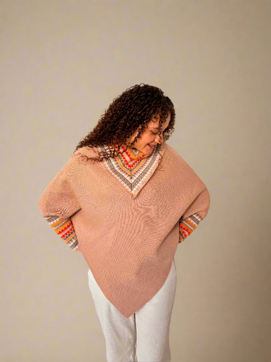 Warmi Rosa – Pink Premium Poncho