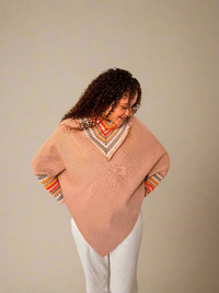 Warmi Rosa – Poncho Rose Premium