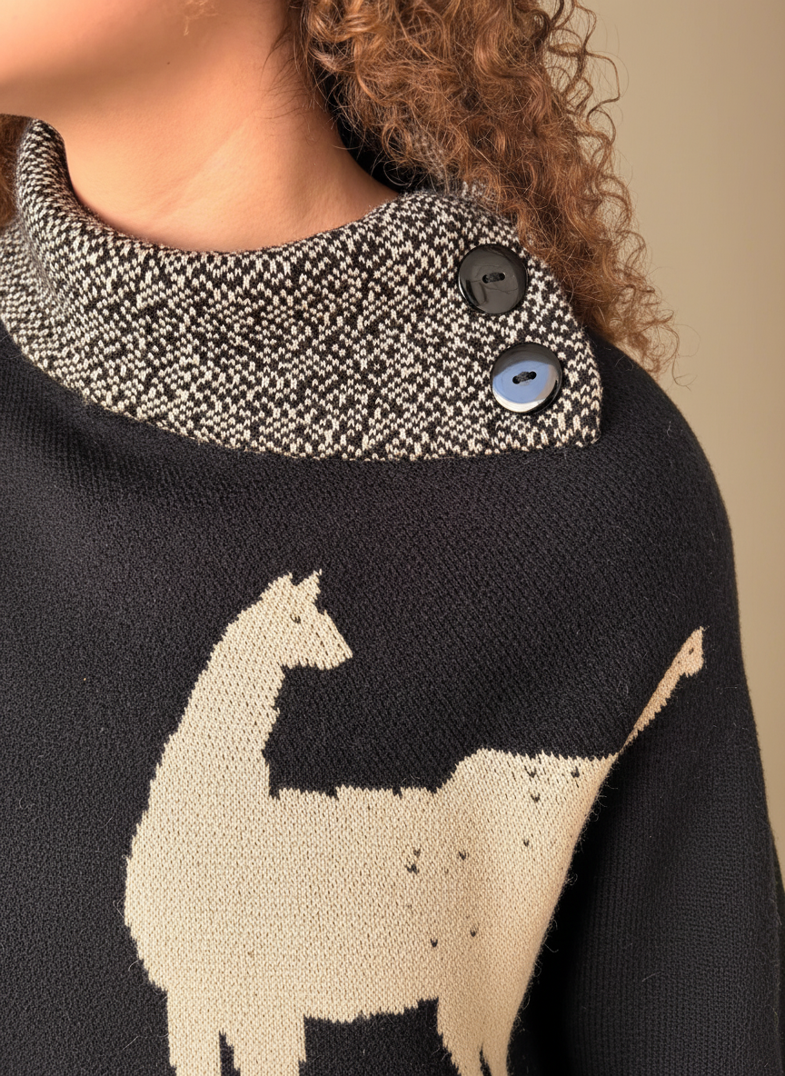 Chest Detail Close-up - Original Pattern