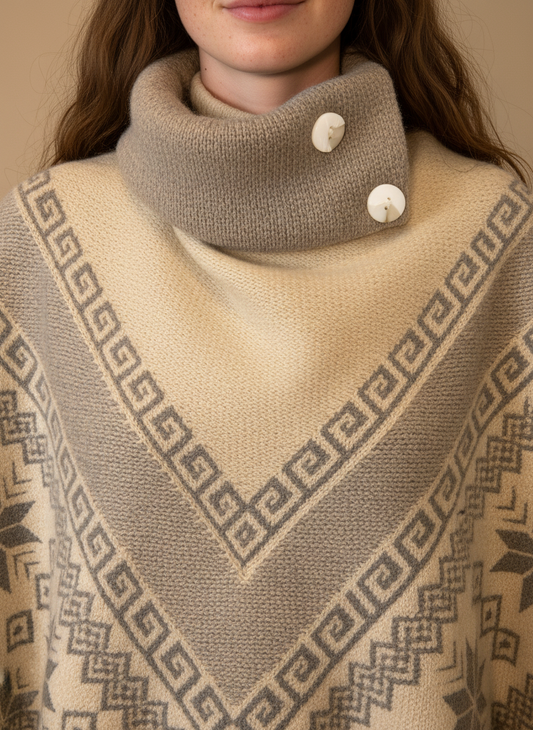 Close-up of chest and neck area