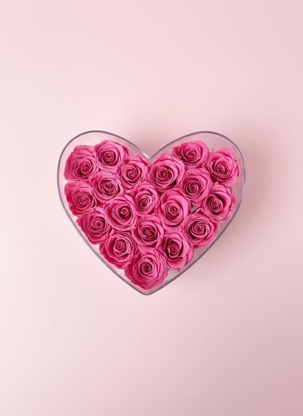 Cœur Éternel - 19 Roses Éternelles
