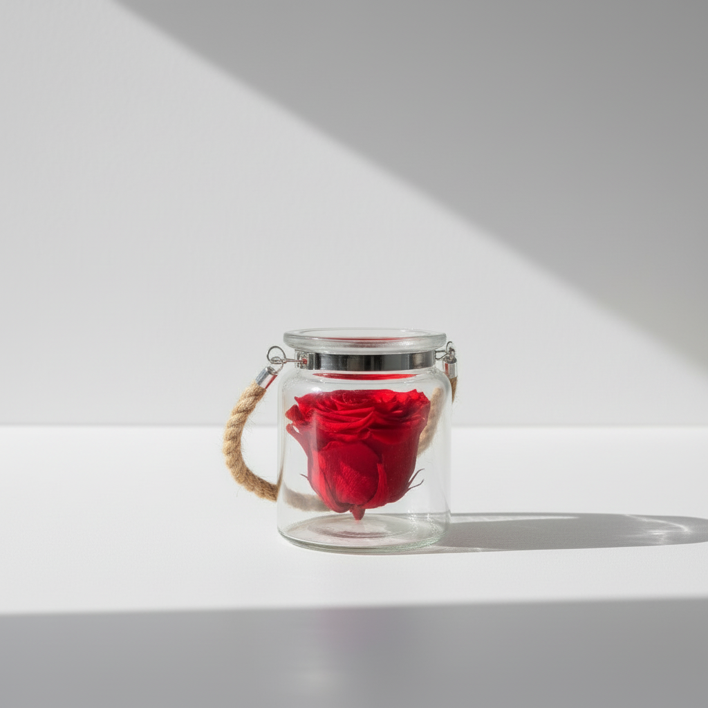 Premium preserved rose lifestyle photography