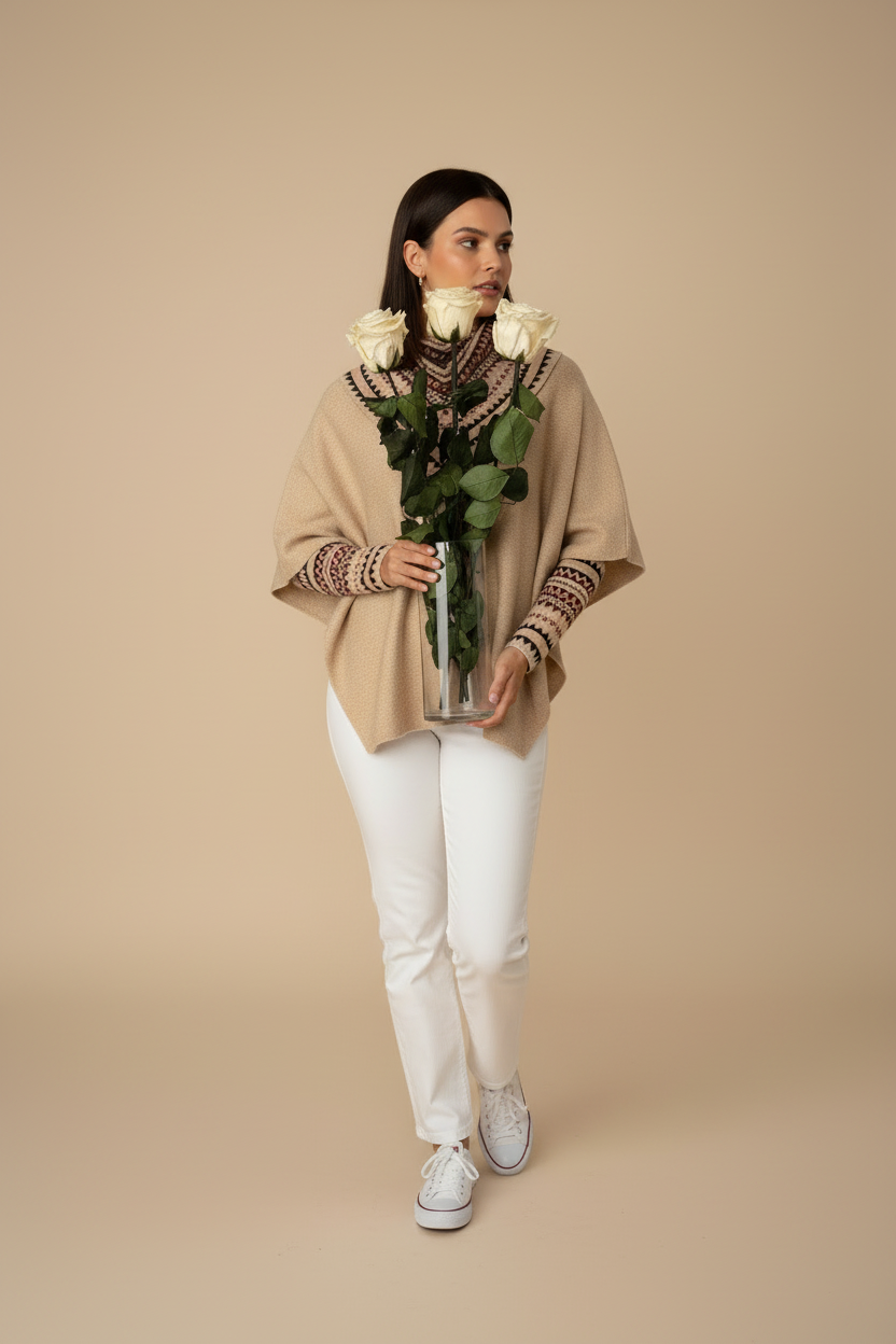 Model with Bundle — Seated